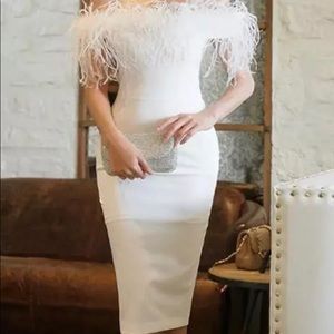 Bodycon white dress